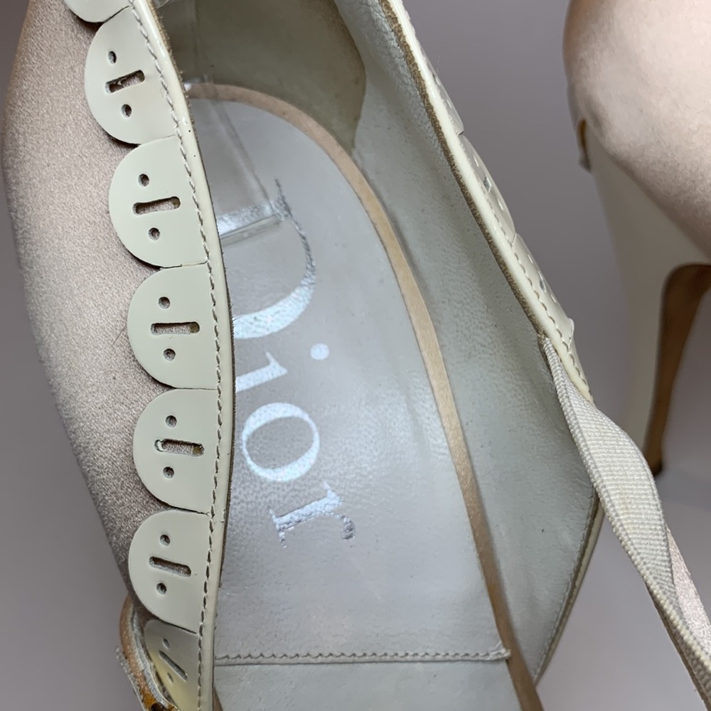 Y2K Dior pink satin and white patent leather. - Picture 7 of 13